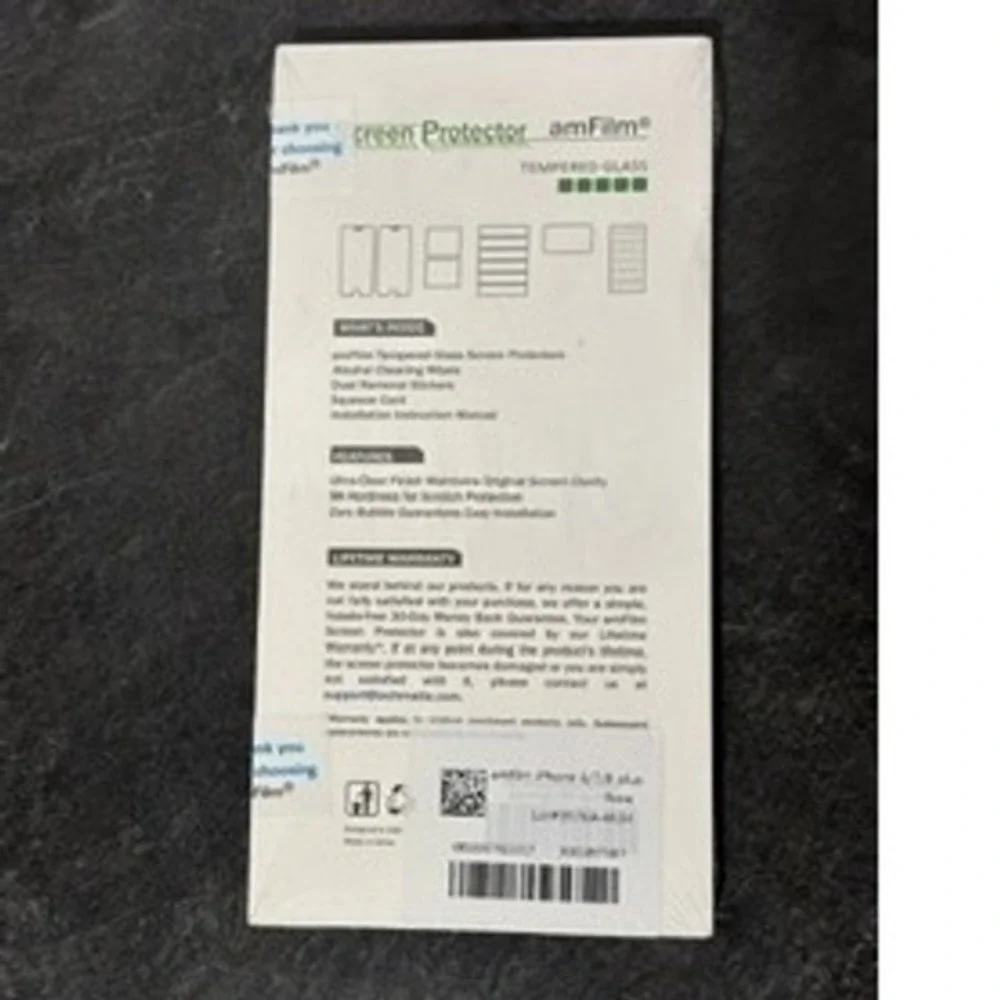 NWT Sealed iPhone 8 Plus 7 Plus 6S Plus Tempered Glass Screen Protector (2 Pack)